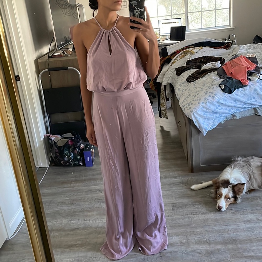 Lulus purple jumpsuit